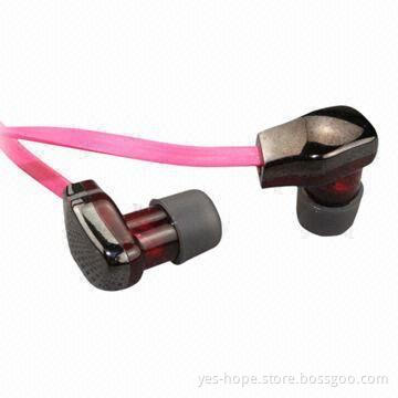 Noise-cancelling Headphones with 6mW Input Power, 2 x 7mm Mylar Speaker and Digital Stereo Sound